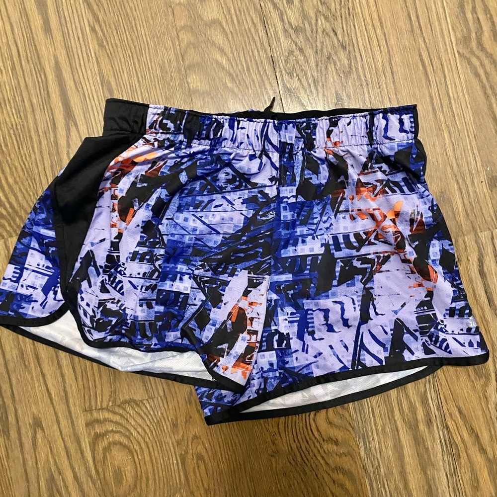 Adidas purple workout shorts (Size M)